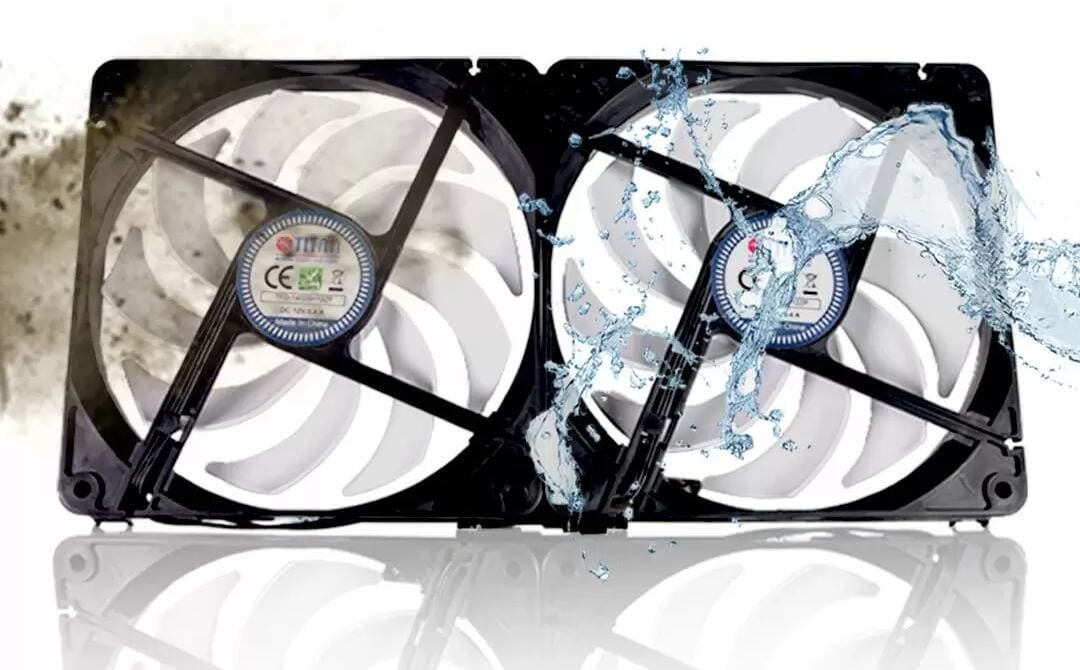 Detalj av Kjøleskapvifte SC22V2+ dobbel 92 mm 12V IP55