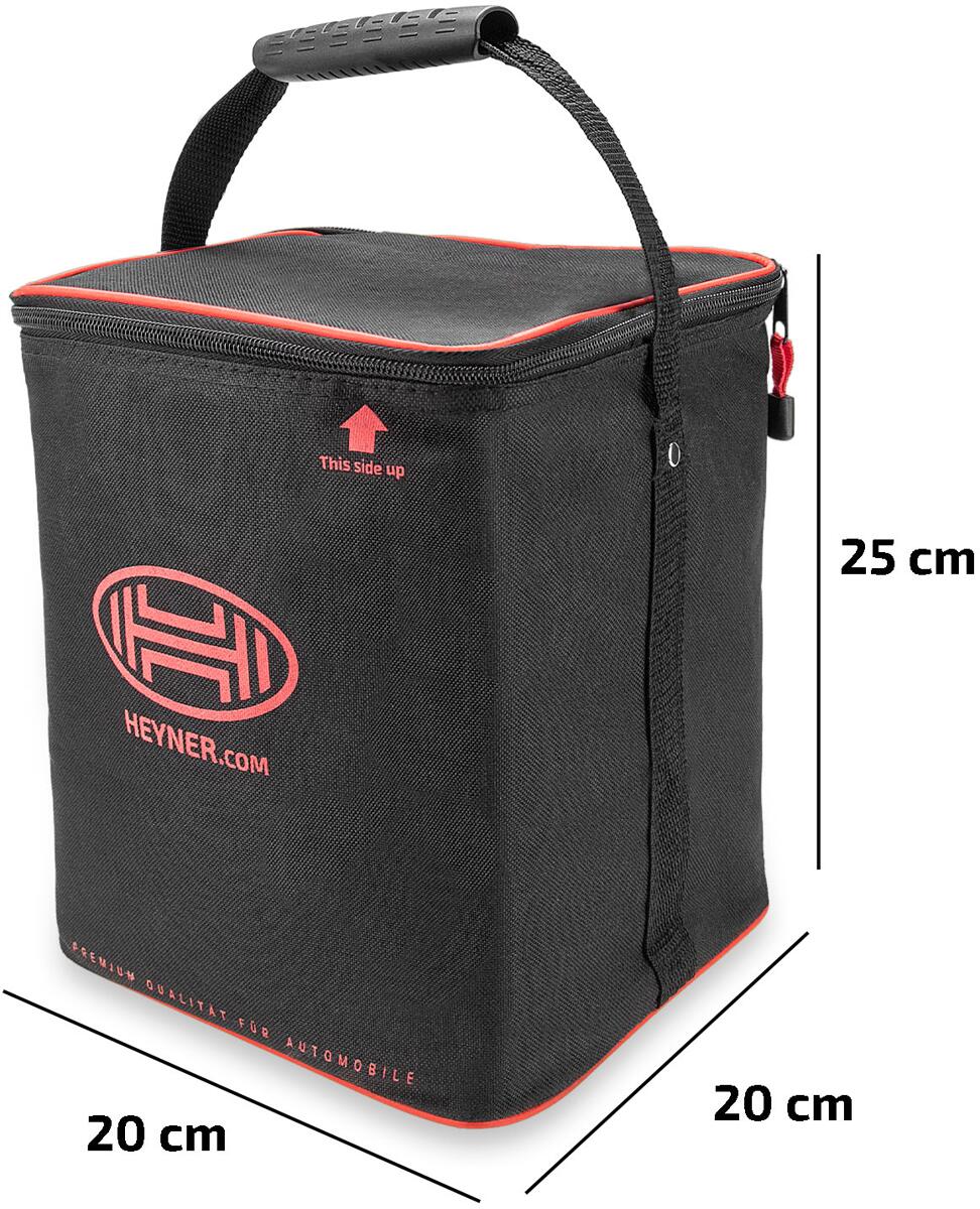 Kjøleveske 10L Oxford Nylon 600D Heyner vist i bruk på camping