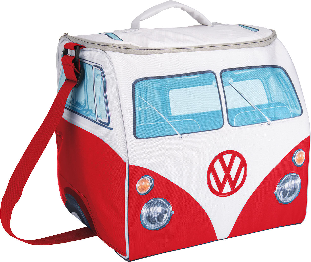 Kjøleveske 30 liter VW T1 Bulli-design rød forfra