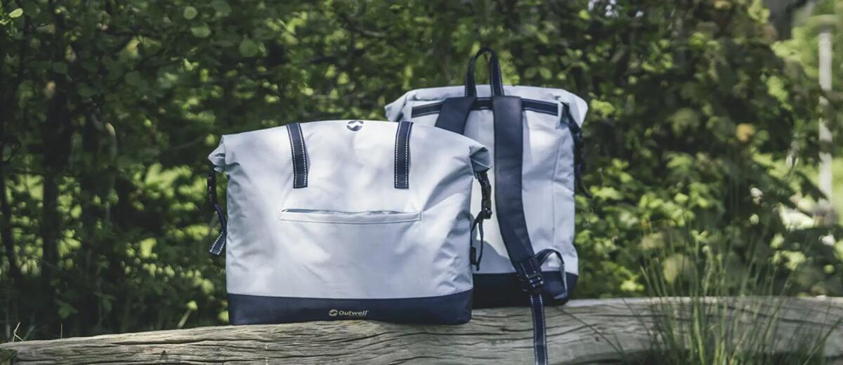 Kjøleveske Sanderling med rullelukking 10L/20L - Outwell detalj av vannavstøtende fôr