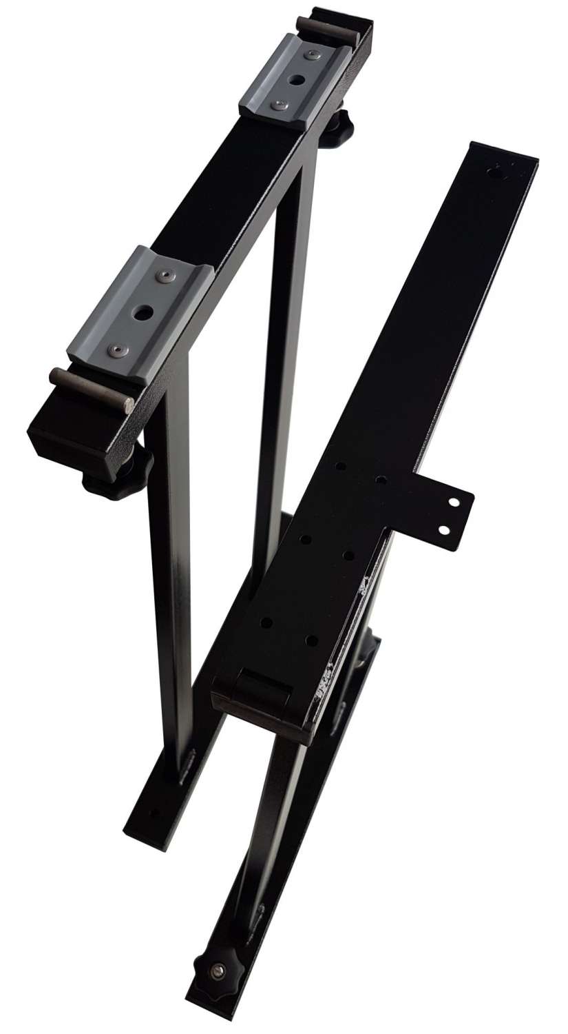 Klappbar konsoll med gassdempere for Multiflexboard T5/T6 sett forfra