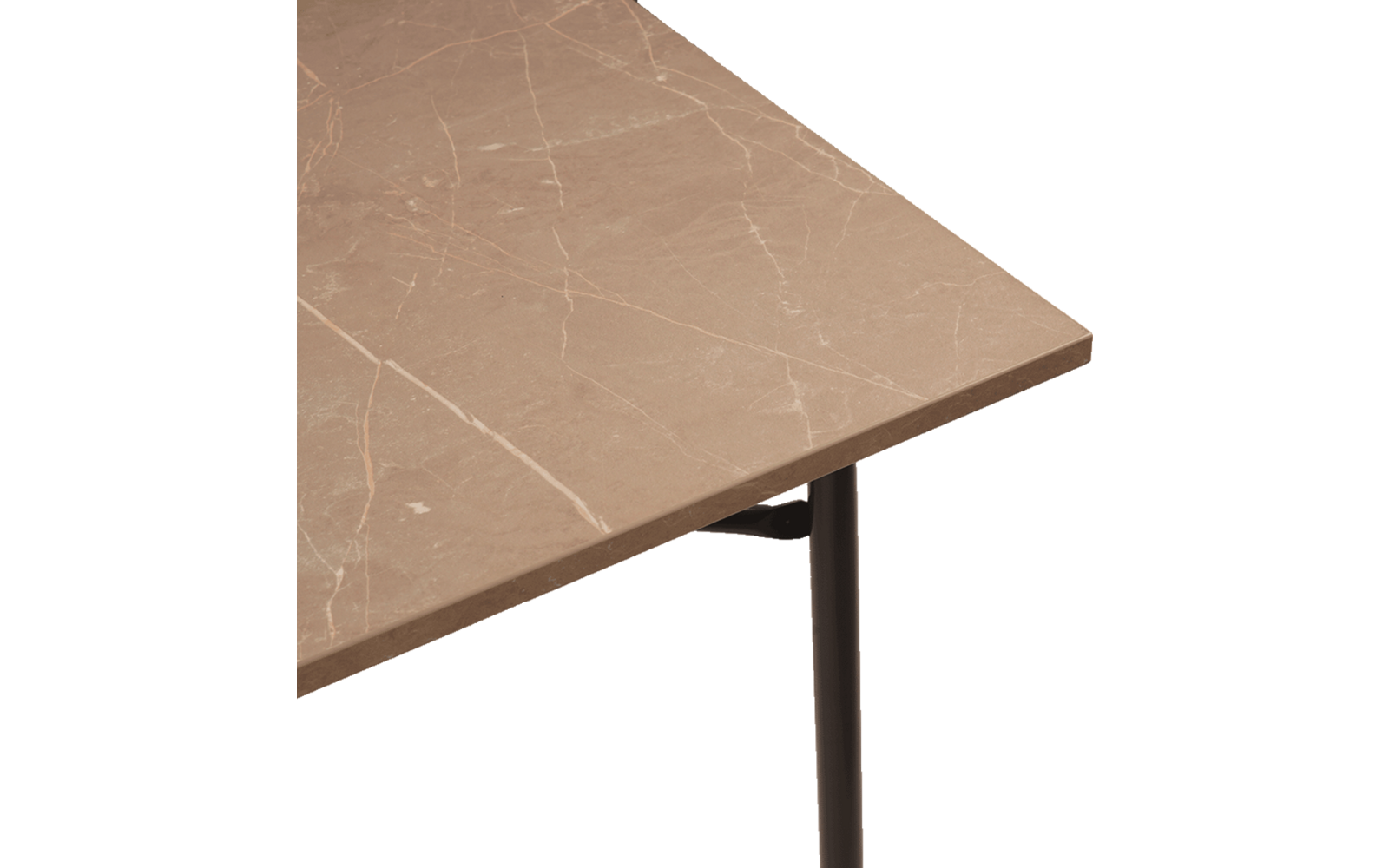 Klappbart campingbord Mirano Exteriolit 80x60 cm bakside