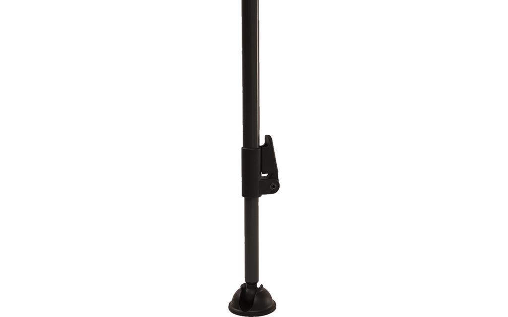 Montert Klappbart campingbord Mirano Exteriolit 80x60 cm på campingplass