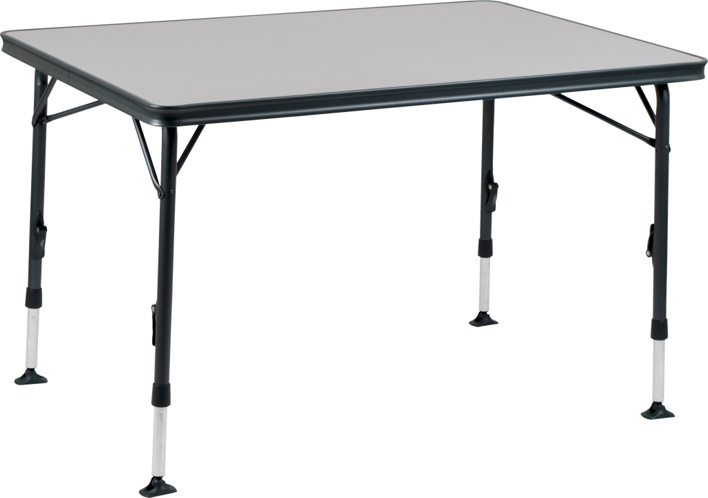 Klappbart campingbord Valencia I 120 x 80 cm aluminium forfra
