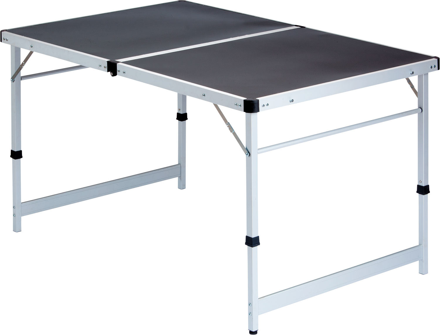 Klappbord 120 x 60 cm aluminium med bæreveske fra Isabella