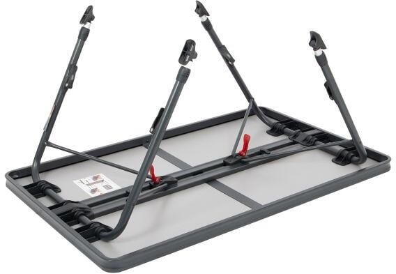 Montert Klappbord AP-247 melamin 110x70 cm i campingmiljø
