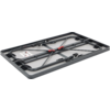 Klappbord AP/247-89 svart 110 x 70 cm bærbar campingbord