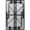 Klappbord AP/247-89 svart 110 x 70 cm transportvennlig