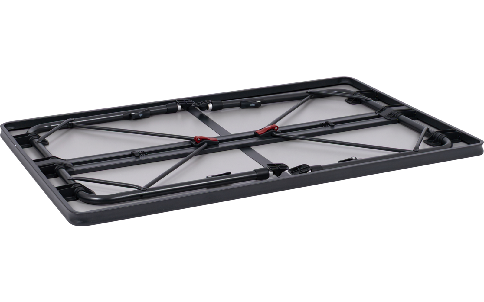 Sidevisning av Klappbord AP/276-89 høydejusterbart svart