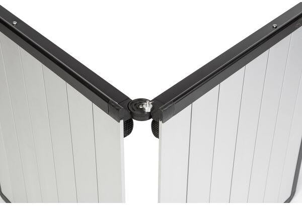 Klappbord Dinemic 6 detalj aluminiumlameller