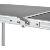 Klappbord Flatpack 4 120x60 cm aluminium - sammenfoldet for transport