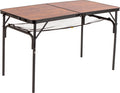 Klappbord Industrial aluminium 120 x 60 cm, MDF trelook Bo-Camp forfra