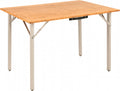 Klappbord Kamloops bambus 100 x 72 cm sammenleggbart - Outwell forfra