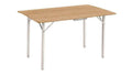 Klappbord Kamloops bambus 120 x 80 cm, aluminium 13,1 kg front