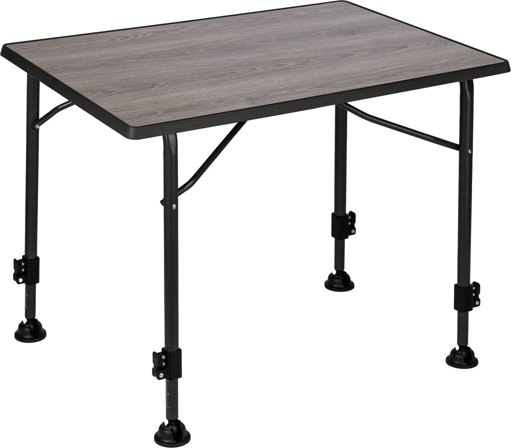 Klappbord Linear Greywood 80 x 60 cm høydejusterbart forfra