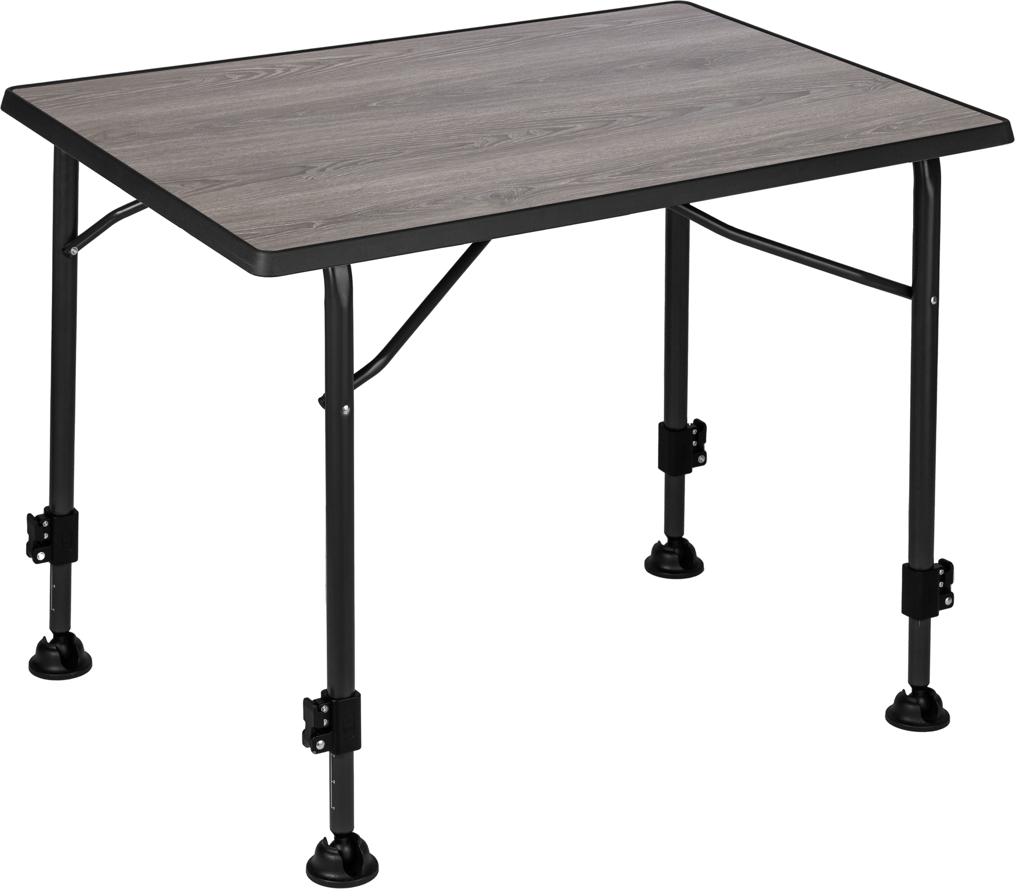 Klappbord Linear Greywood 80 x 60 cm høydejusterbart forfra
