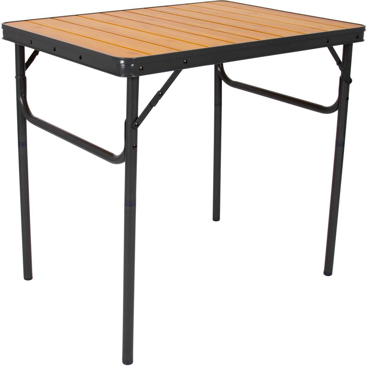 Klappbord Margate 75x55 cm bambus høydejusterbart bakside
