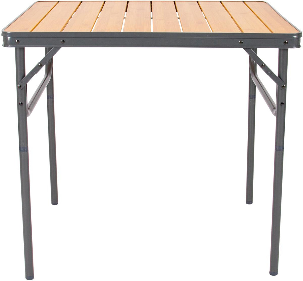 Klappbord Margate 75x55 cm bambus høydejusterbart detalj av bordplate