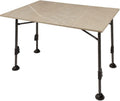 Klappbord Mirano 80 Exteriolit marmormønster taupe forfra