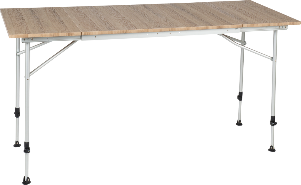 Klappbord Sorrento uttrekkbart 140 x 70 cm glassfiber forfra