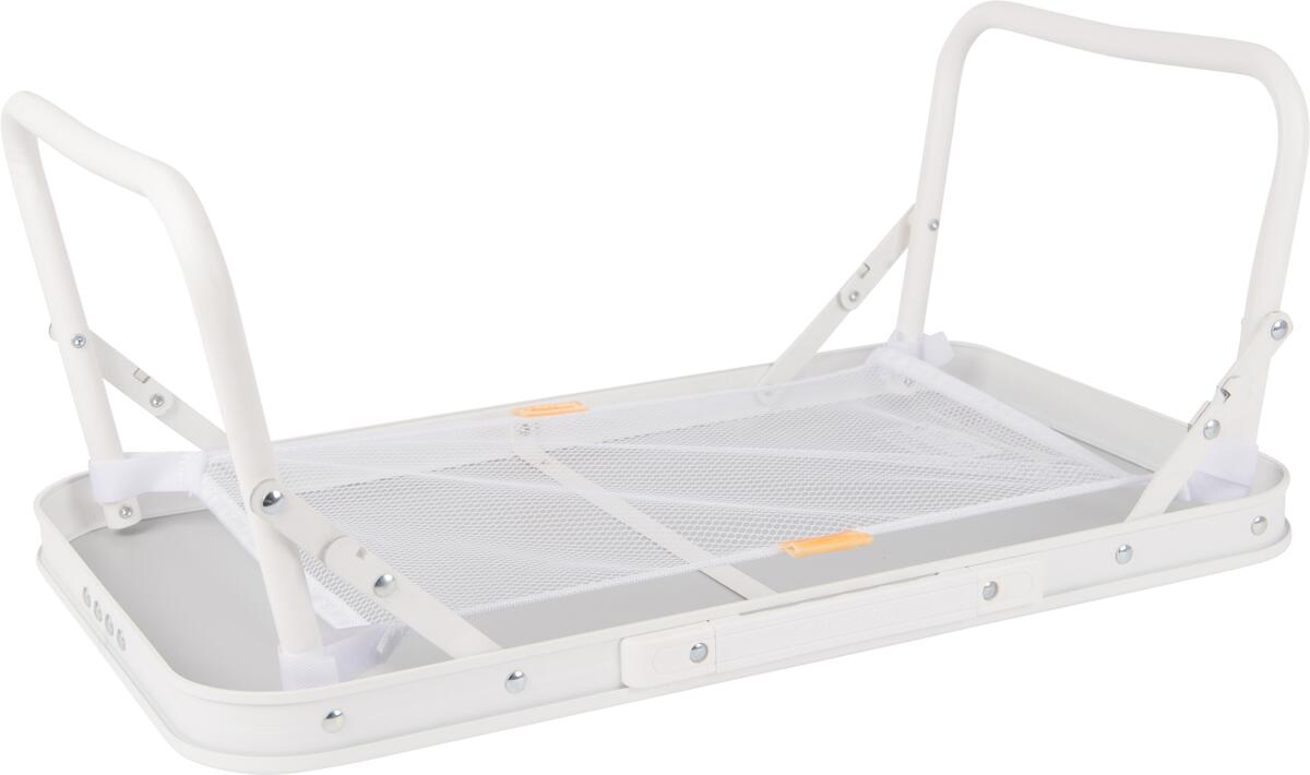 Montert Klappbord Yvoire Compact 56x34 cm aluminium på camping