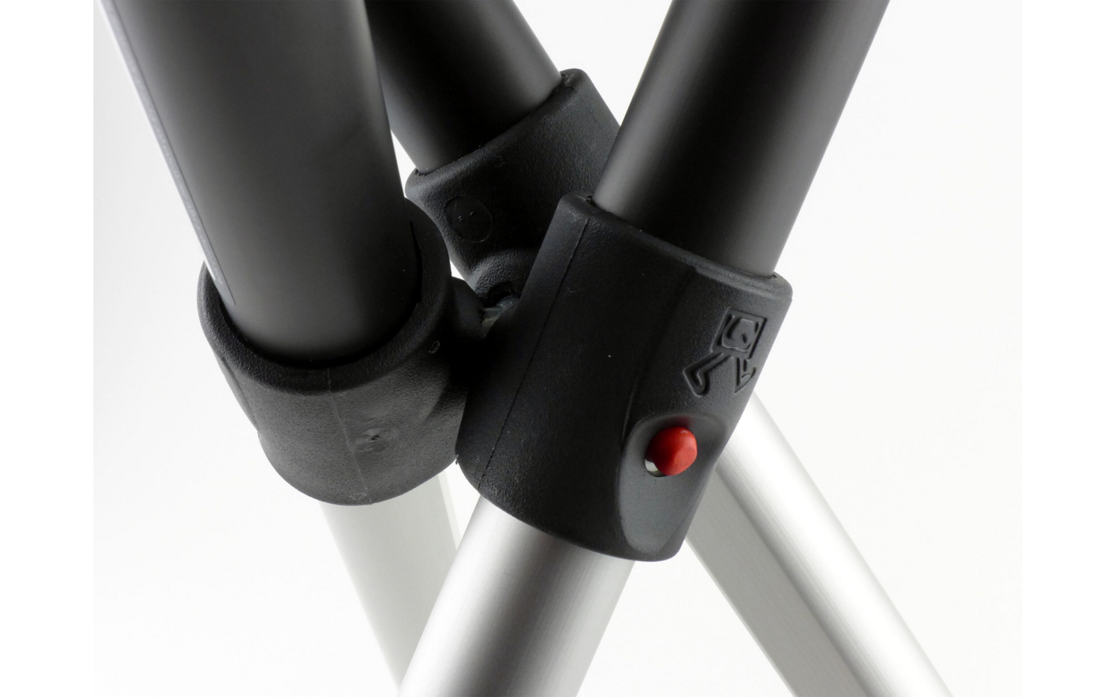 Bakside av Klappkrakk Comfort trebein Walkstool