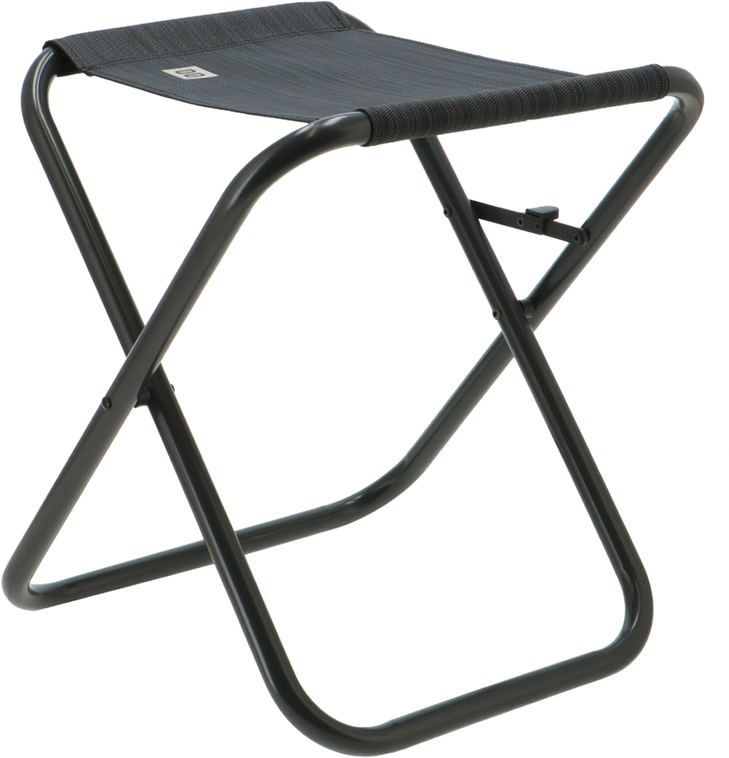 Klappkrakk Como i aluminium med Textilene forfra