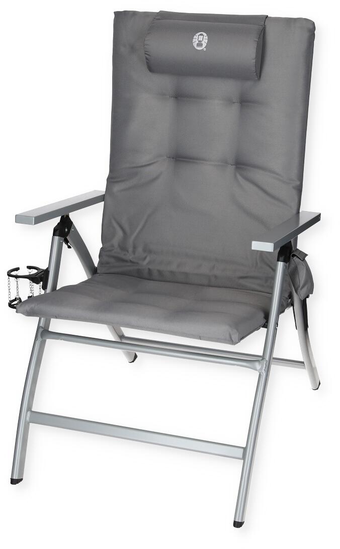 Klappstol 5 Position Padded aluminium 120 kg Coleman forfra