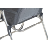 Detalj av armlener på Klappstol AL/215 Classic 7-pos justerbar rygg aluminium - Crespo