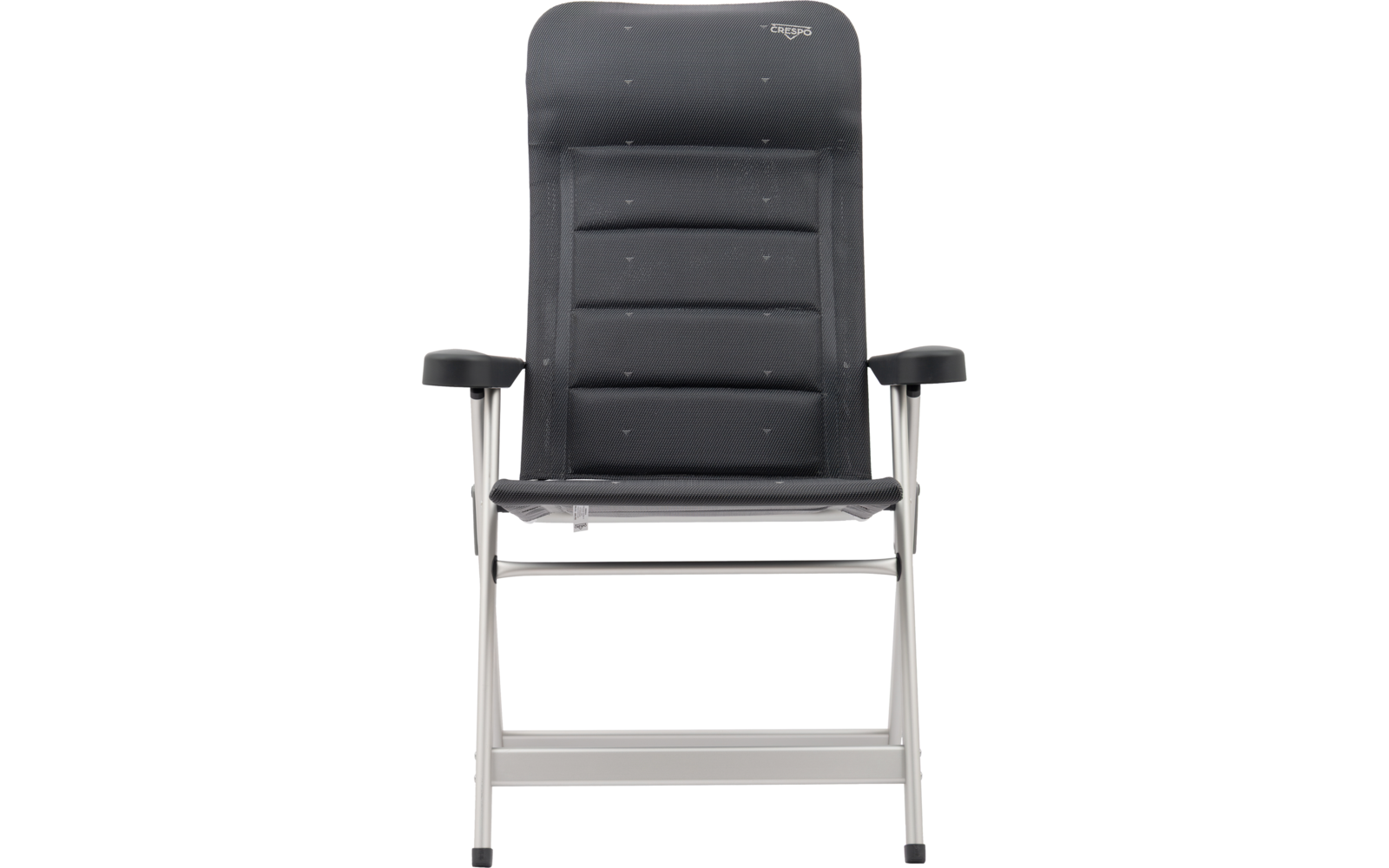 Klappstol AL/237 M Deluxe 7-trinns justerbar montert på campingplass