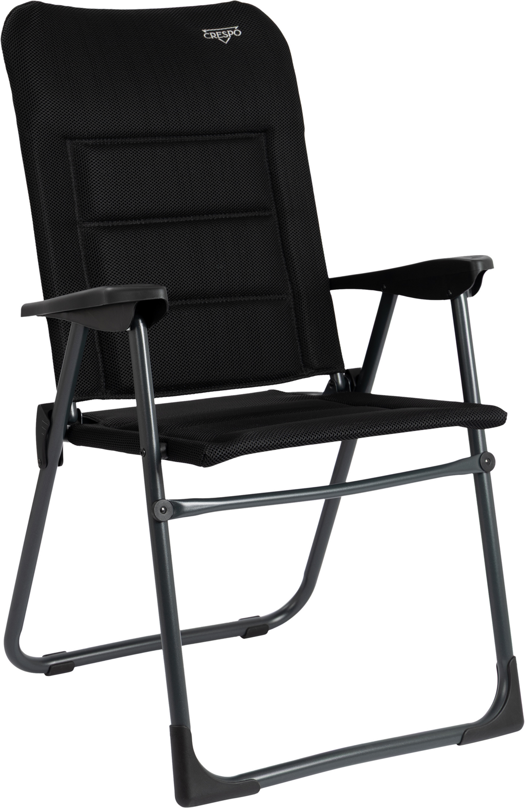 Klappstol AP/218 Air-Deluxe svart forfra