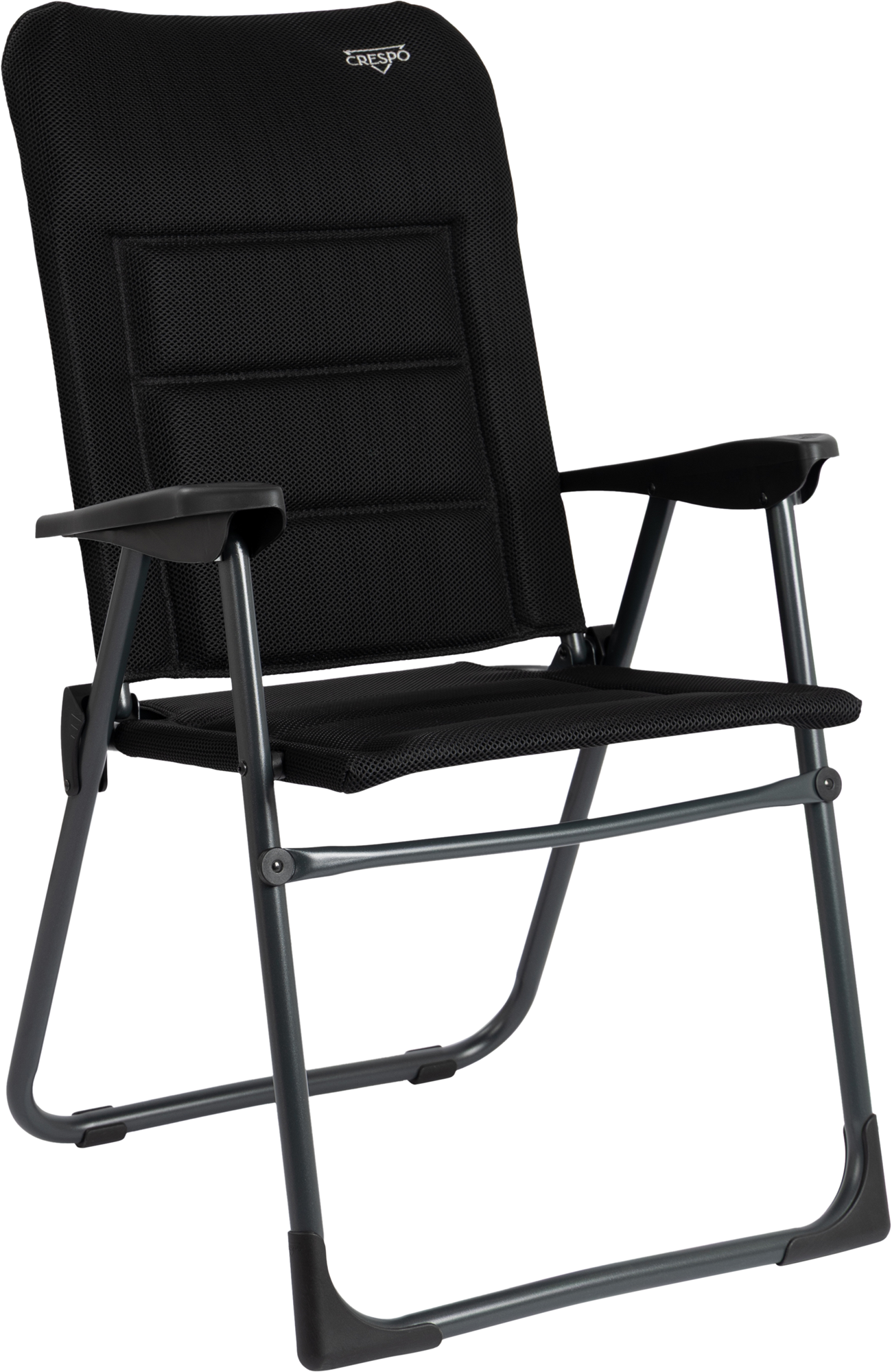 Klappstol AP/218 Air-Deluxe svart forfra