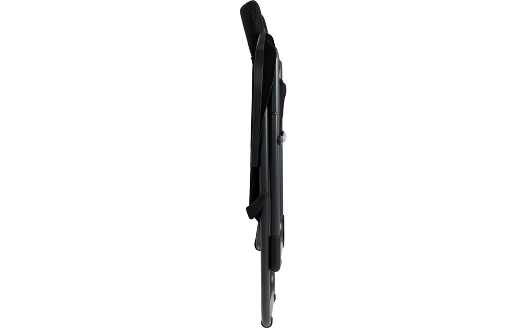 Klappstol AP/218 Air-Deluxe svart foldet sammen
