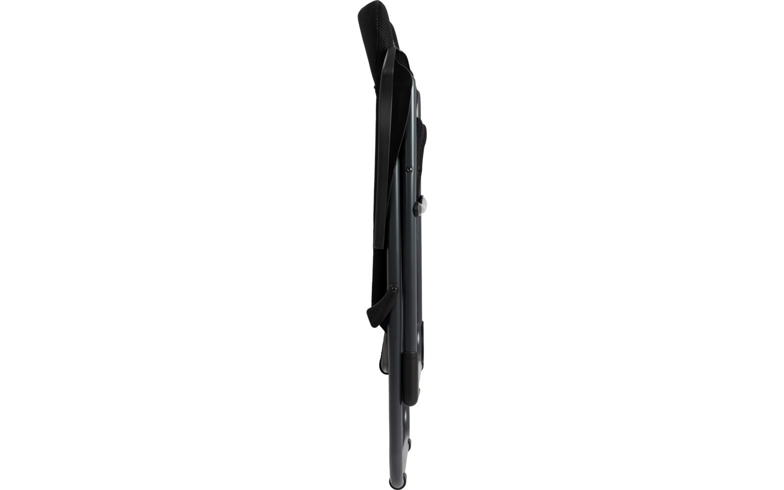 Klappstol AP/218 Air-Deluxe svart foldet sammen