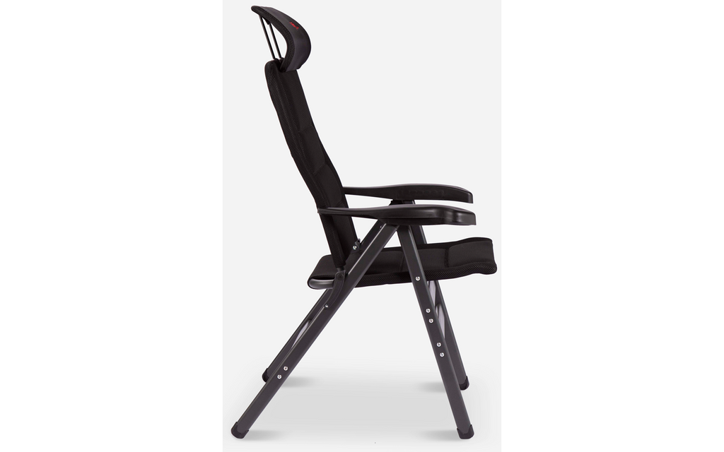 Klappstol AP/238 XL Air Deluxe Compact svart nærbilde av justerbar rygg