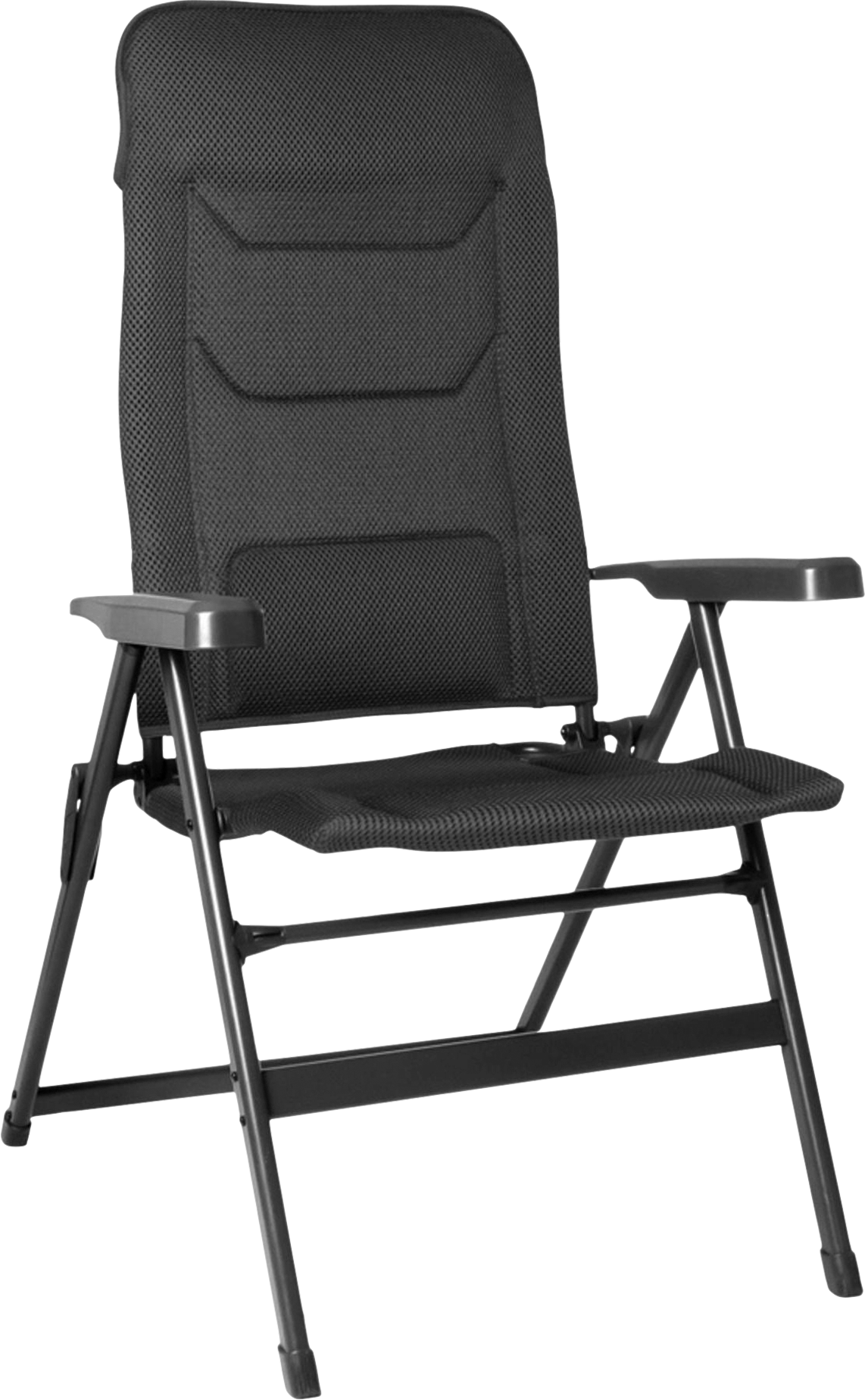 Klappstol Aravel Vitachic 3D Pro 7-pos justerbar aluminium - Brunner forfra