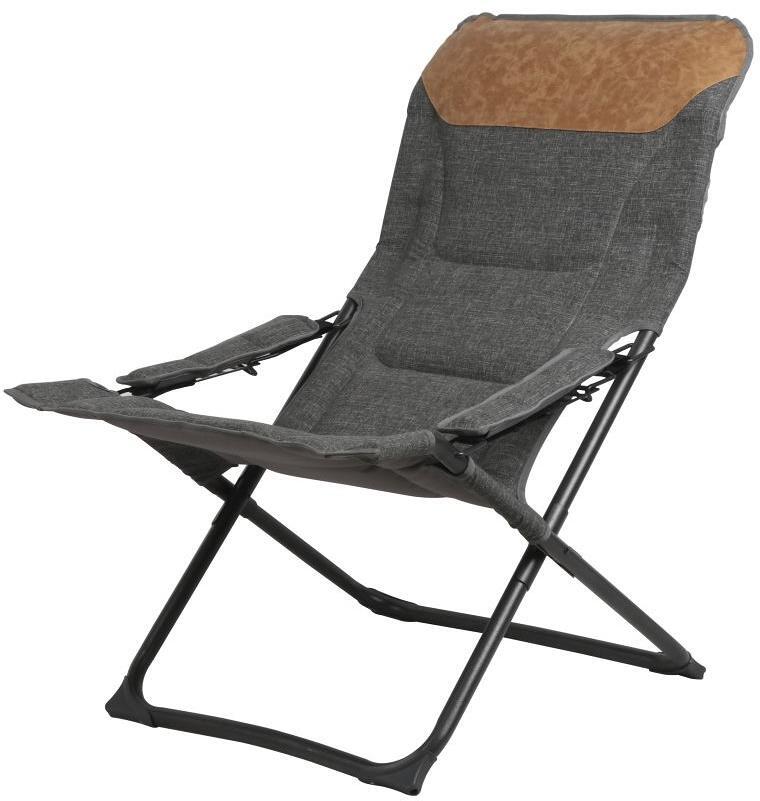 Klappstol Be Smart Vintage Emma grå 3-pos bakside
