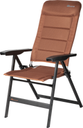 Klappstol Brillante 8860 cognac 140 kg aluminium for camping og hage