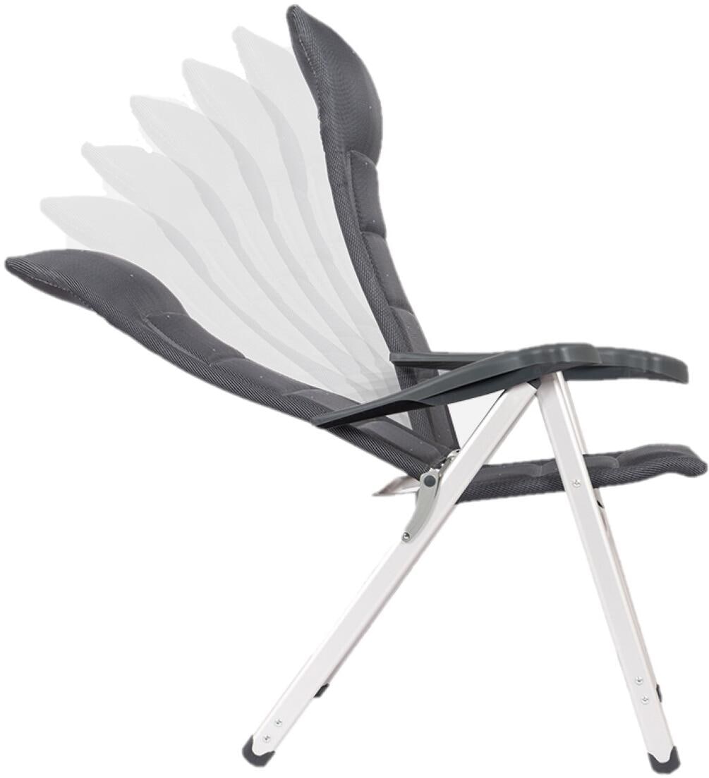 Klappstol Crespo AL-235 Deluxe S bakside detalj