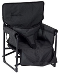 Klappstol for barn opptil 50 kg svart 47x28x26 cm - Isabella forfra