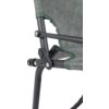 Klappstol Jefferson XL med bambusarmlener aluminium sammenlagt