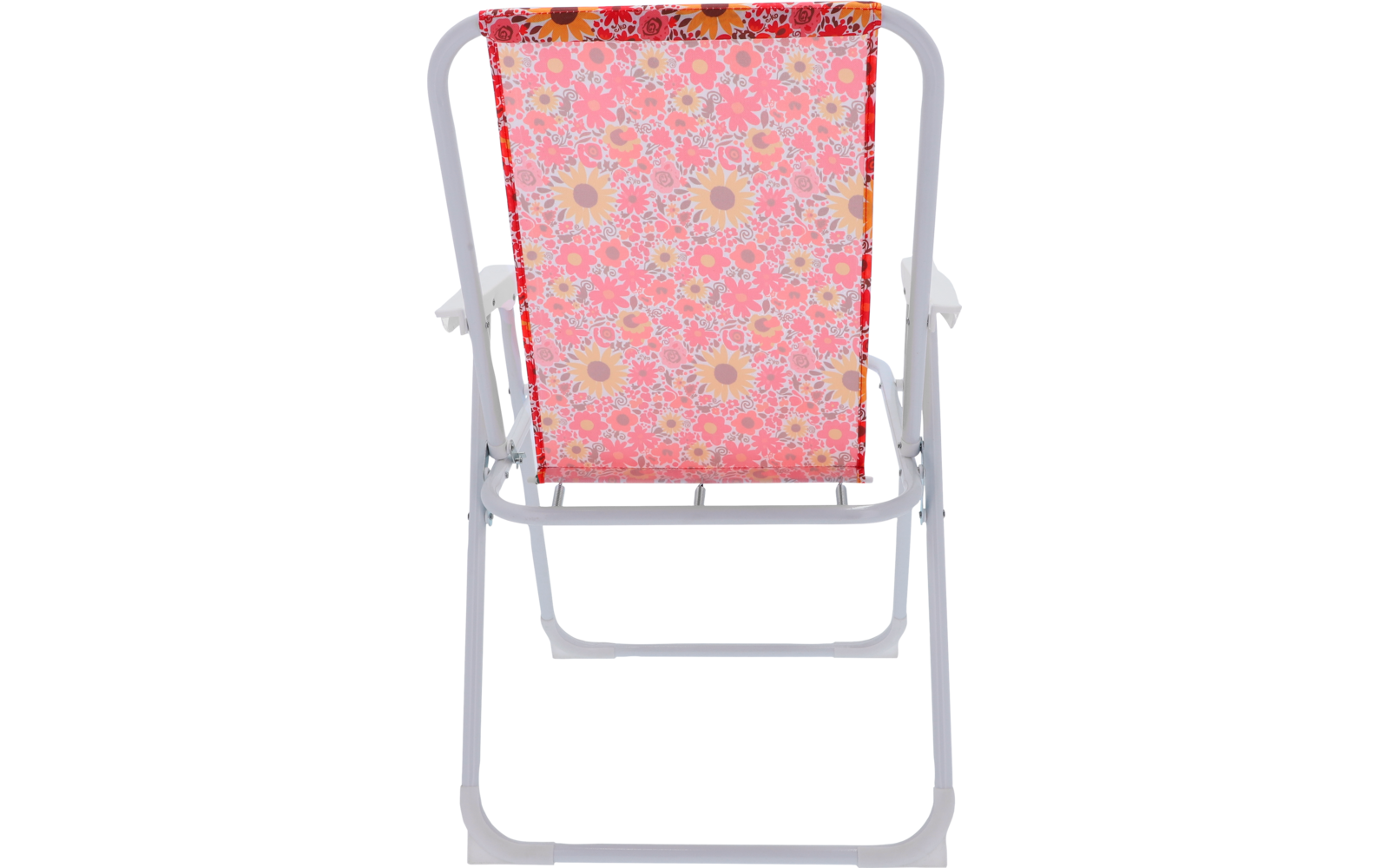 Nærbilde av ramme på Klappstol Jesolo Flower retro stålramme