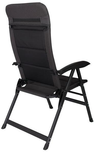 Klappstol Kendal Comfort med nakkepute bakside og ramme i aluminium