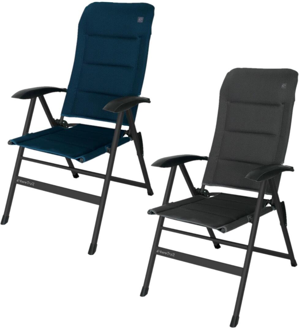 Klappstol Kendal med justerbart ryggstø i aluminium for camping