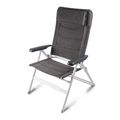 Klappstol Luxury Plus Modena 7-pos. justerbar med aluminiumramme og Dura-Mesh-PVC stoff