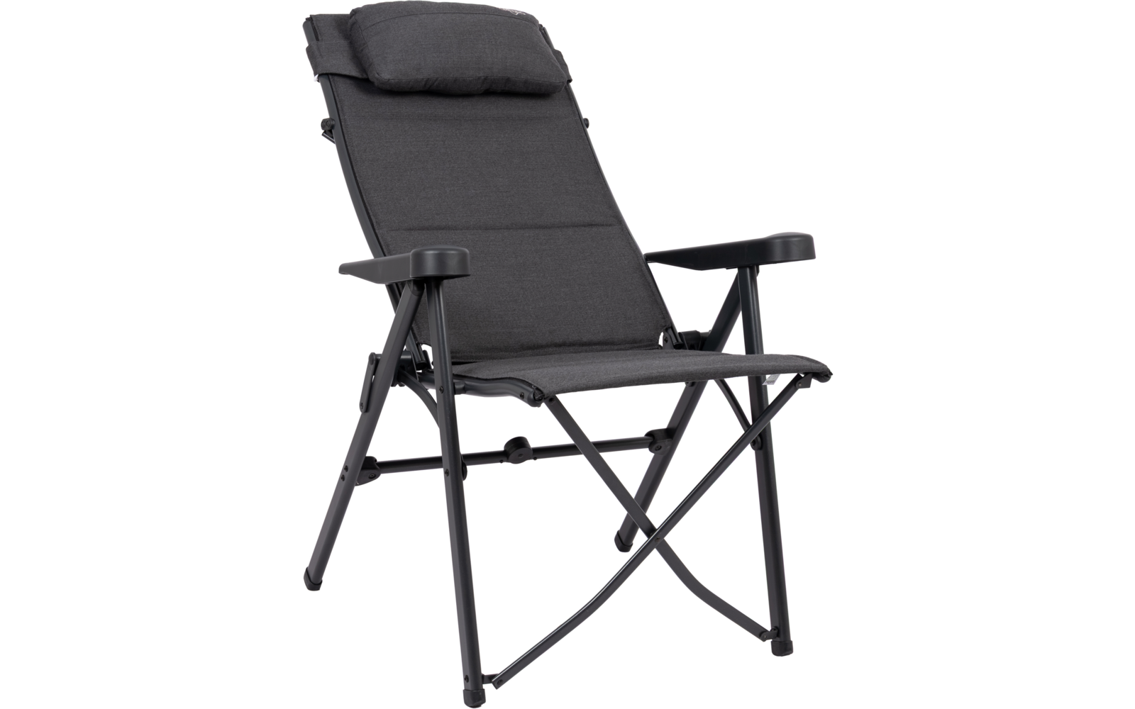 Montert Klappstol med høy rygg AP/740-TC-56 aluminium i campingmiljø