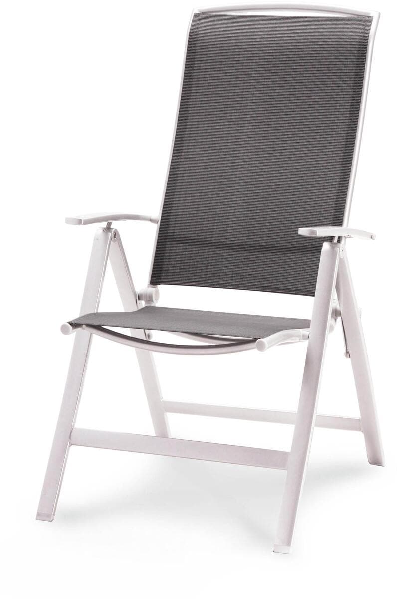Klappstol Palermo aluminium/textilene 61x68x113 cm forfra