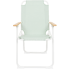 Klappstol Pastel Mosset M med bambusarmlener bakside