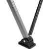 Klappstol Raptor Highback 120 kg 3-trinns ryggstøtte sammenfoldet