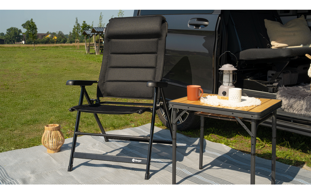 Klappstol Tesino XL sett 2 stk 3D-mesh sammenfoldet